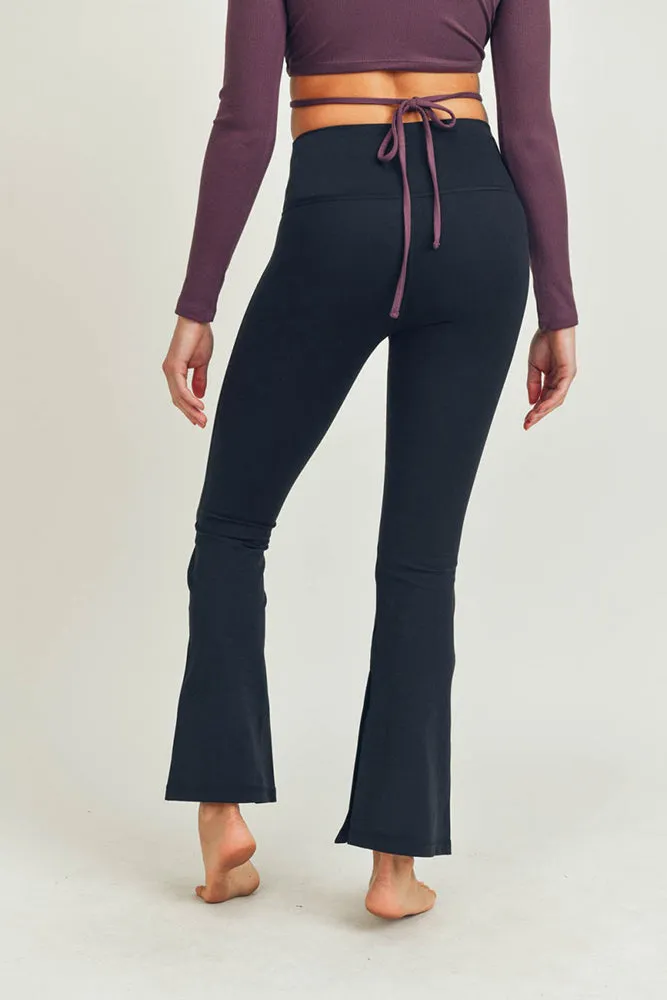 Mono B High-Waisted Flare Leggings for Yoga