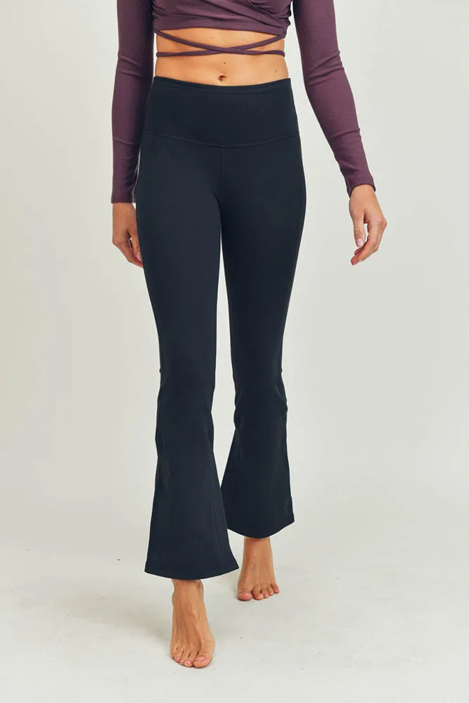 Mono B High-Waisted Flare Leggings for Yoga