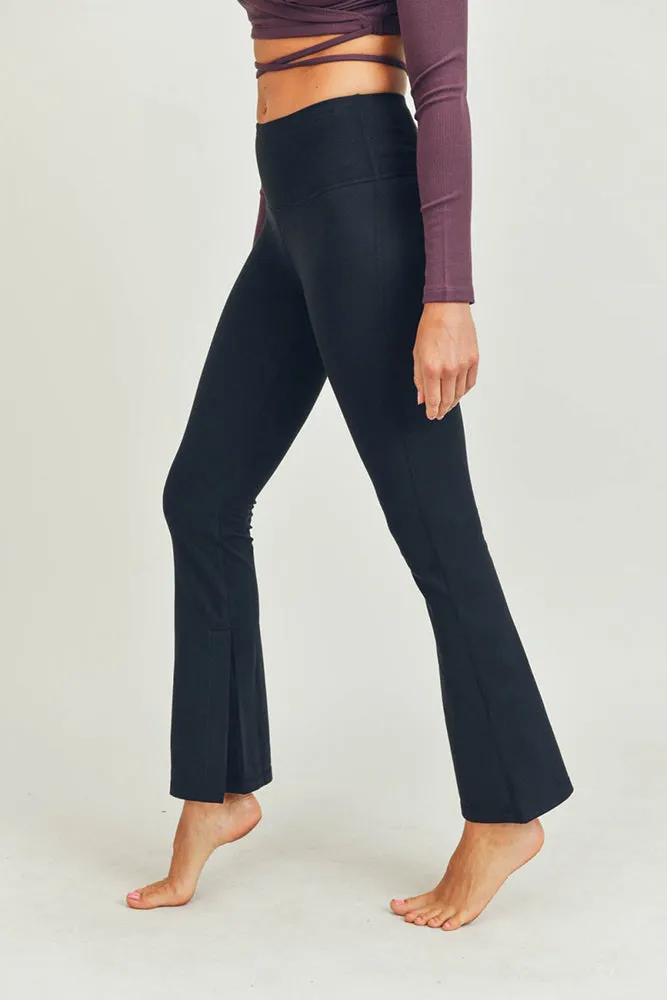 Mono B High-Waisted Flare Leggings for Yoga