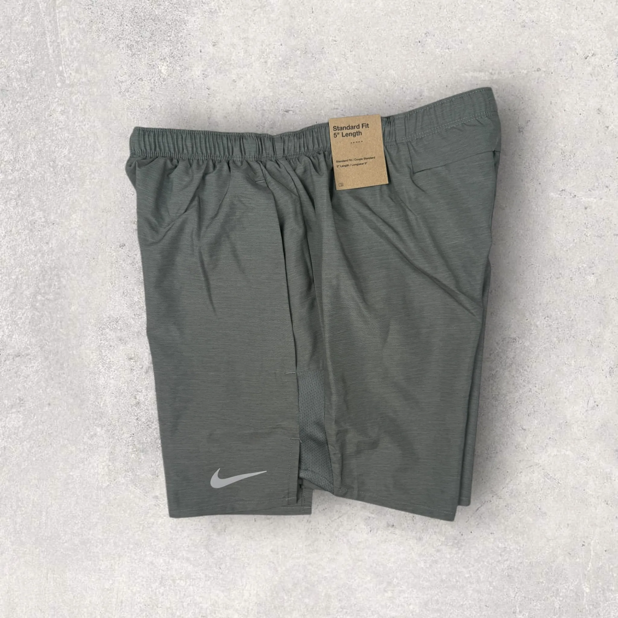 NIKE CHALLENGER 5 INCH SHORTS 'GREY'