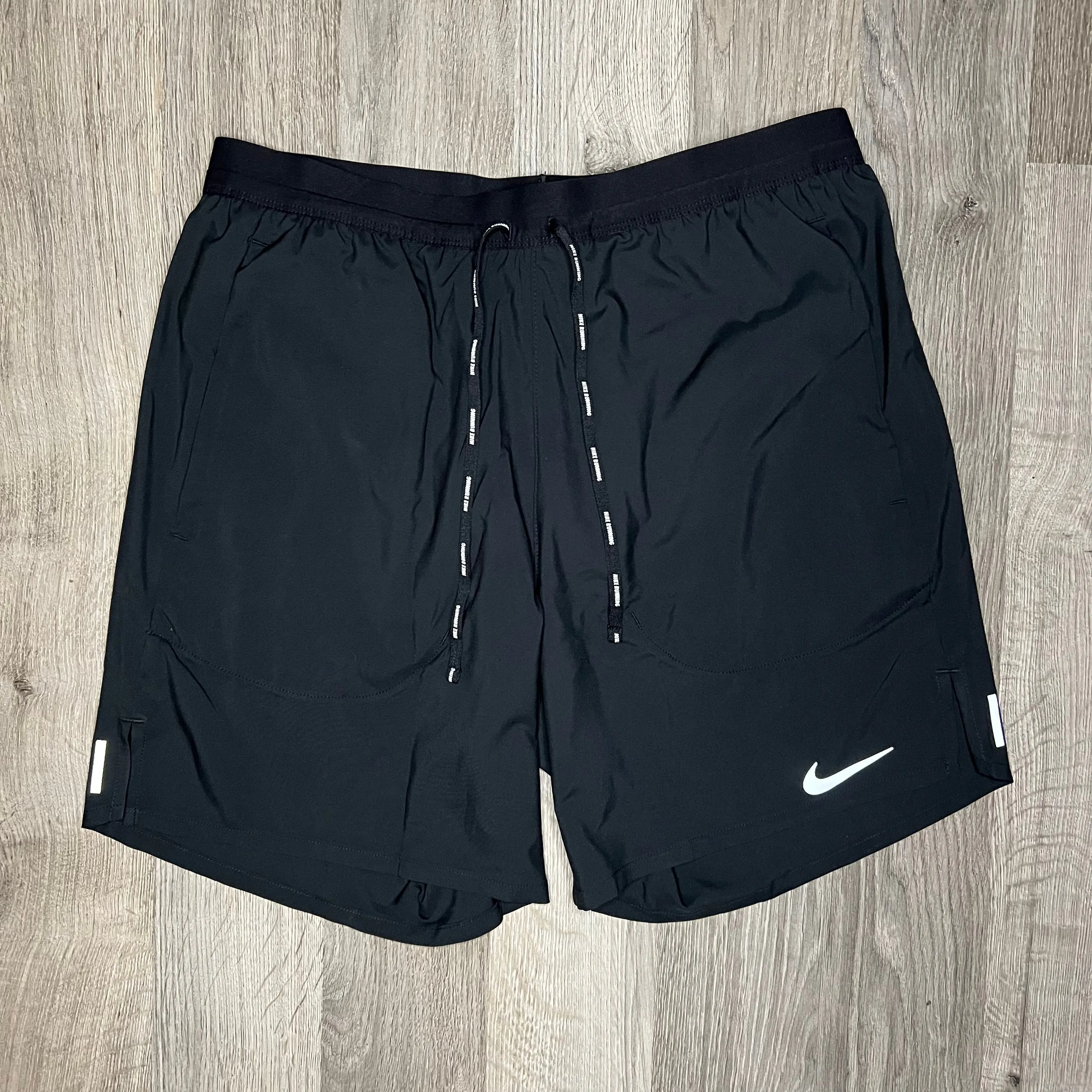 Nike Miler & Flex Stride Set - Tee & Shorts - Light Menta / Black