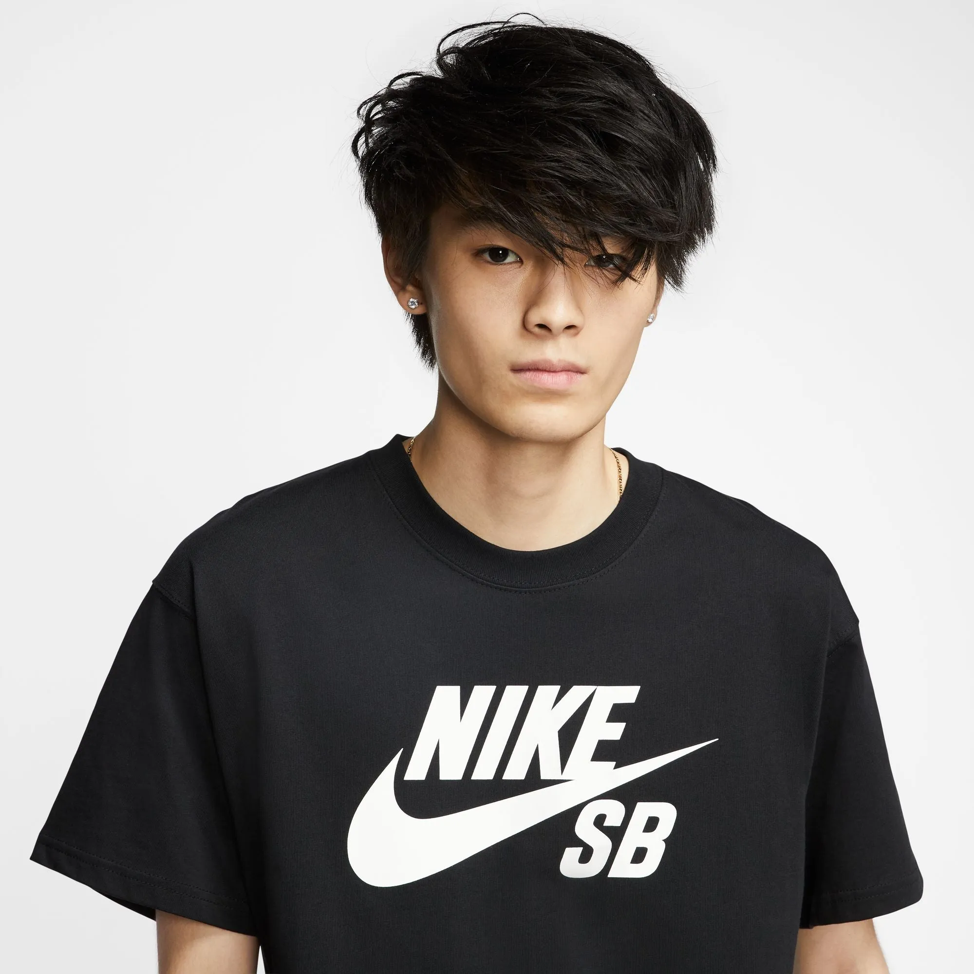 Nike SB Large Icon Logo T-shirt - Black