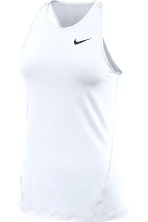 Nike Women's Pro Mesh Tank Top XxLarge White