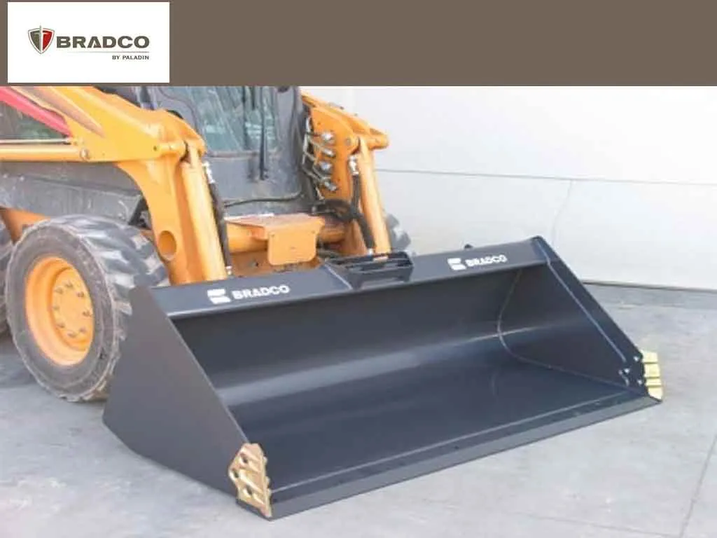 PALADIN BRADCO construction buckets for skid steer loaders