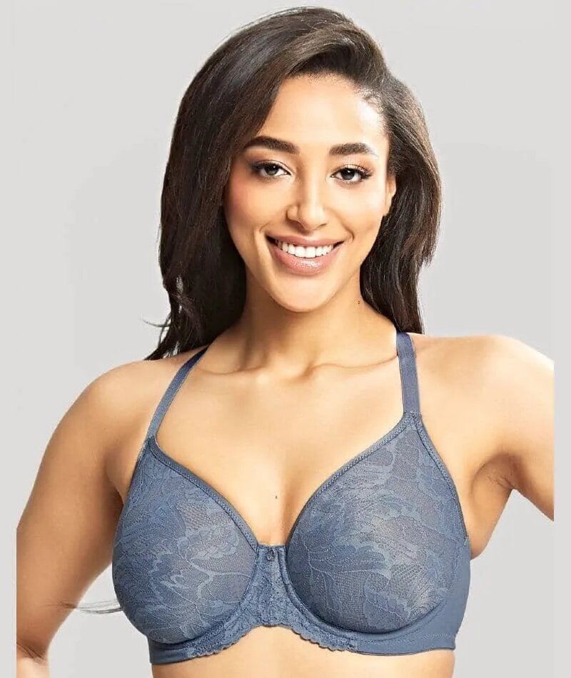 Panache Radiance Moulded Full Cup Underwire Bra - Steel Blue