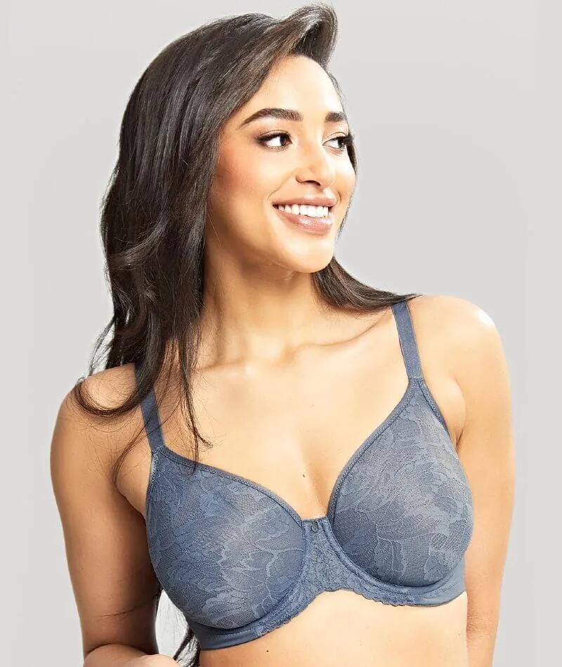 Panache Radiance Moulded Full Cup Underwire Bra - Steel Blue