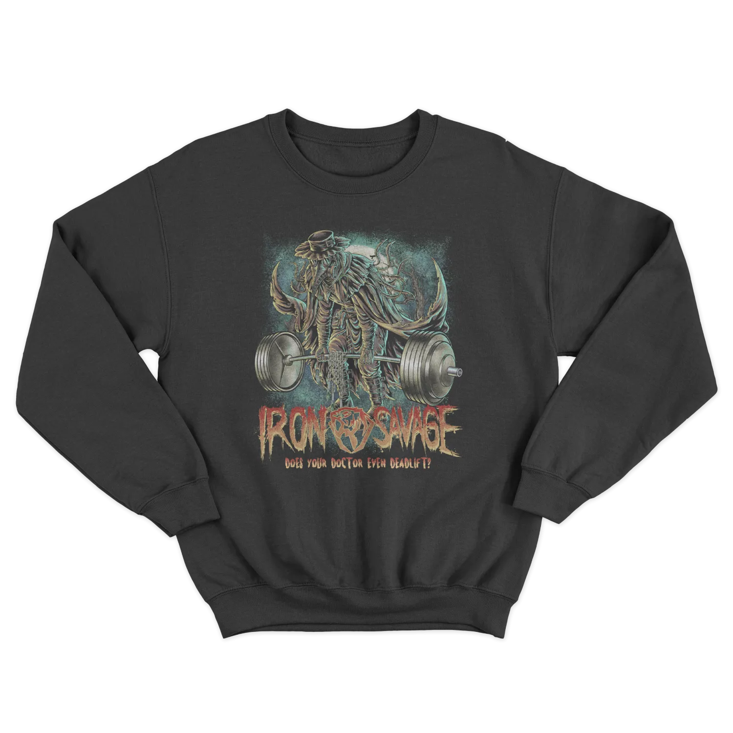 Plague Doctor: Bubonic Lifts Crewneck Sweatshirt