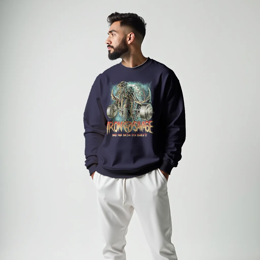 Plague Doctor: Bubonic Lifts Crewneck Sweatshirt