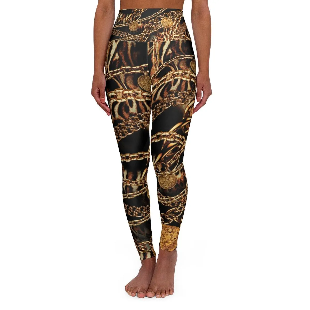 Printed Chain Leggings - Made in USA