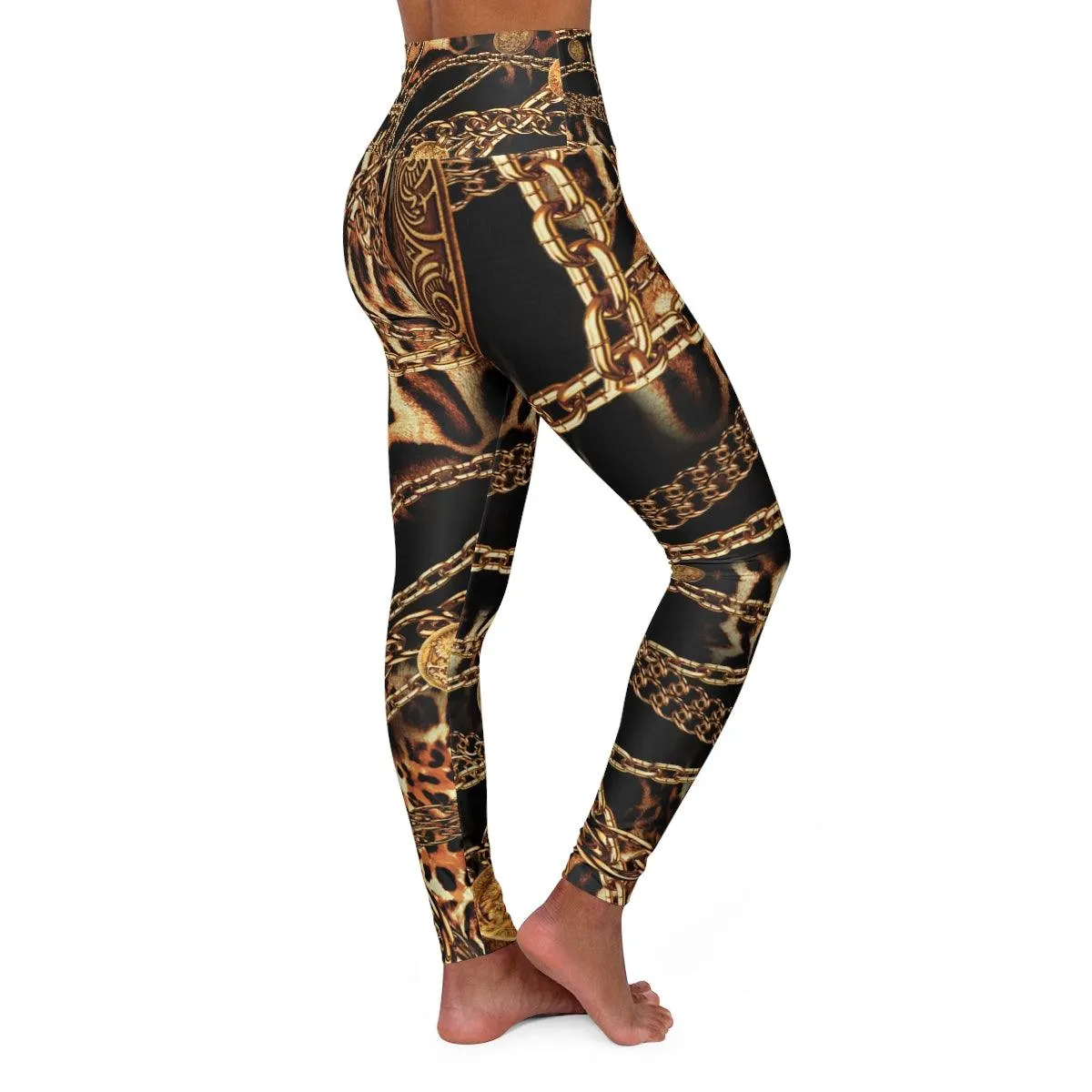 Printed Chain Leggings - Made in USA