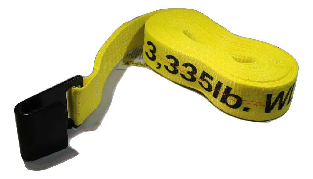 QTY 100 - 2" X 27 Ft. Ratchet Strap w/ Flat Hooks