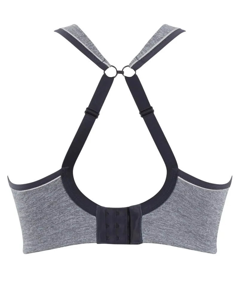 Sculptresse Activate Non Padded Underwired Sports Bra - Charcoal Marle