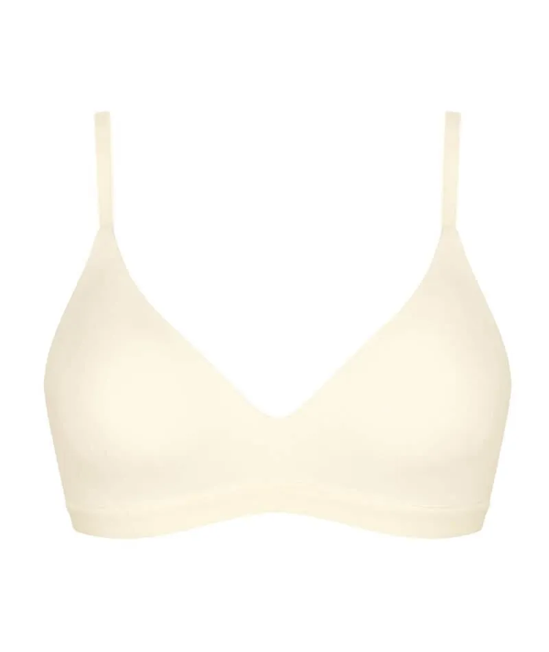 Sloggi WOW Comfort 2.0 Wire-free Bra - Ecru White