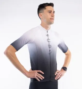 Sub 4 Men's Brevett Pro Euro Summer Jersey - Black White Fade