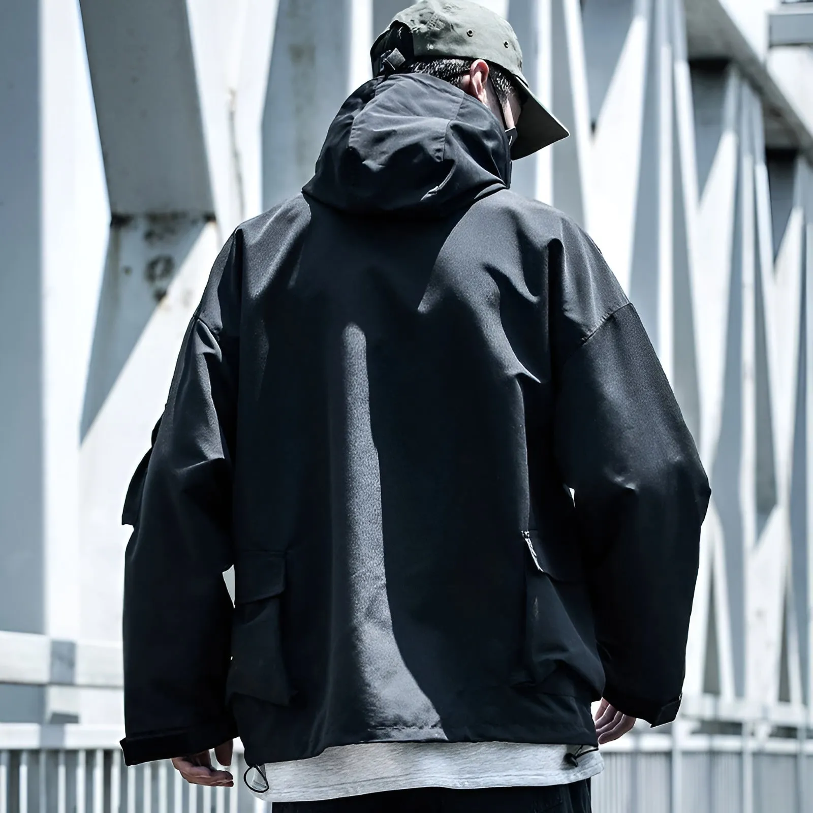 Techwear Zip Up Hoodie