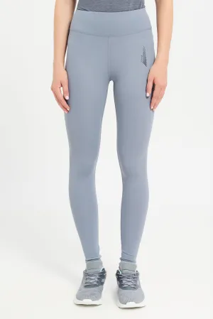 Women Grey Performance Active Pants