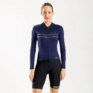 Women's Faro Long Sleeve Jersey (Navy)