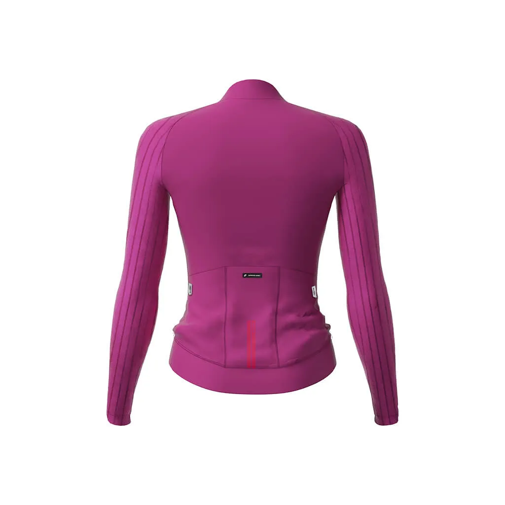 Women's Faro Long Sleeve Race Fit 2.0 Jersey (Magenta)