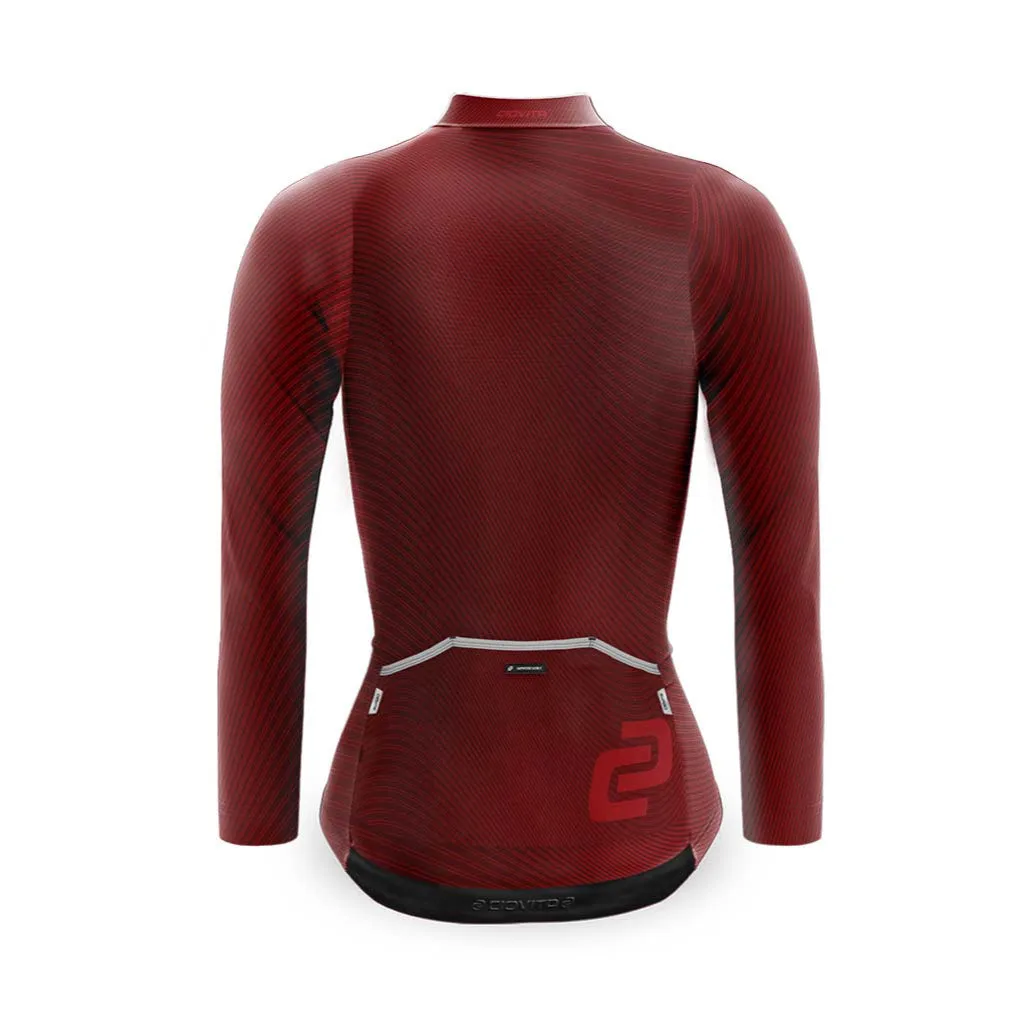 Women's Motion Long Sleeve Flyweight Jersey (Bloodstone)