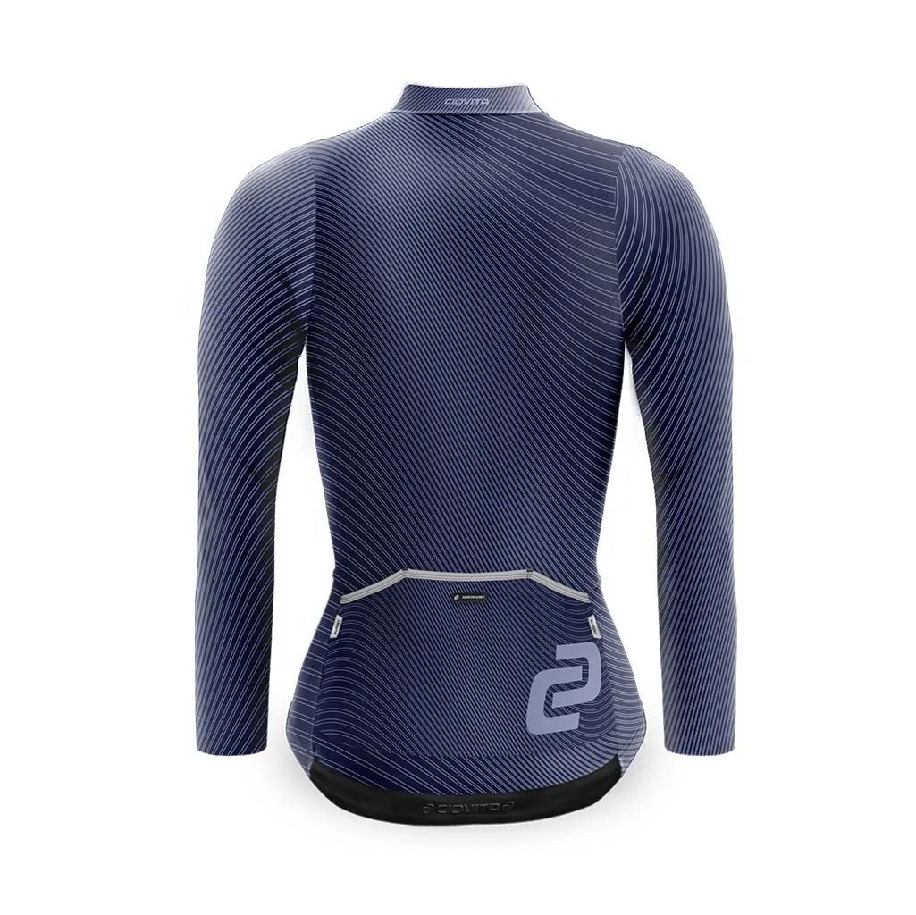 Women's Motion Long Sleeve Flyweight Jersey (Blue)